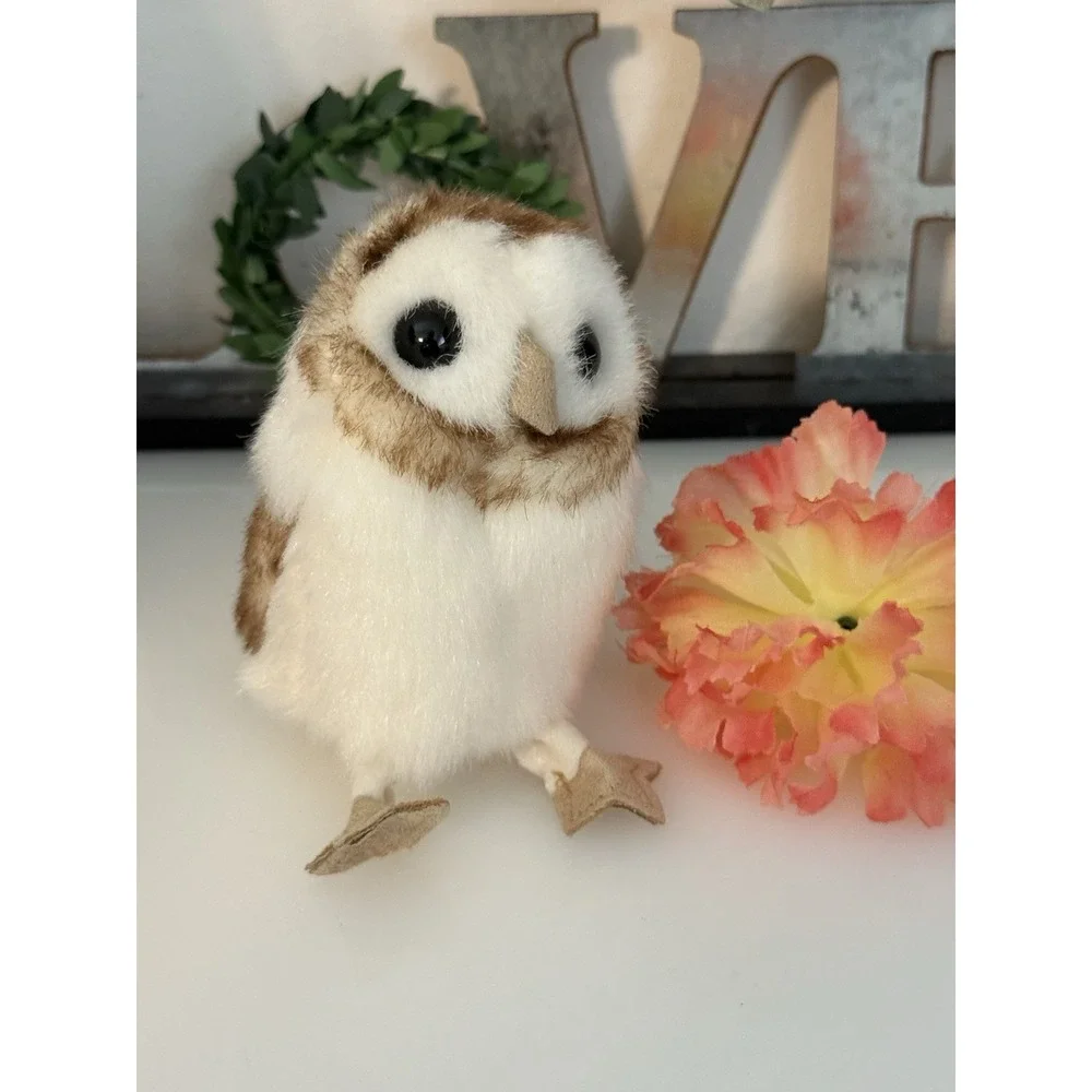 Vintage Folkmanis 2003 Mini Barn‎ Owl Finger Puppet 4.5 Inches Excellent Age 3+